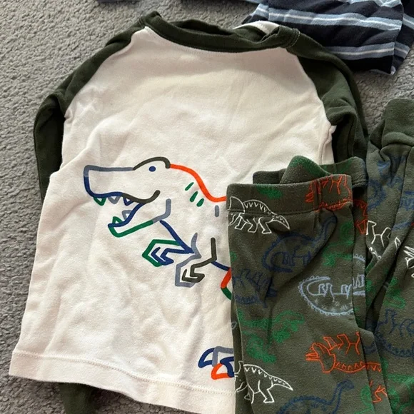 Carter's Kids Pajama Sets - Blue, Green, Gray, White - Picture 5 of 16